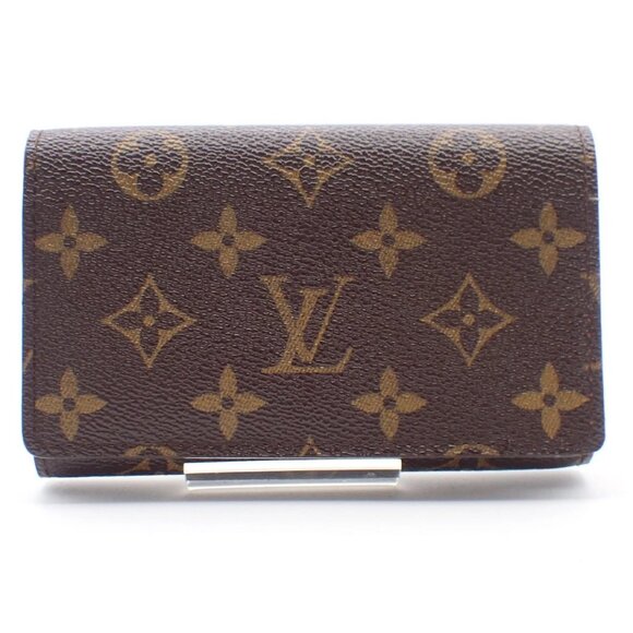 LOUIS VUITTON Porte Monnaie Billets Tresor Wallet Monogram Brown M61730 02EF437 - Picture 1 of 16